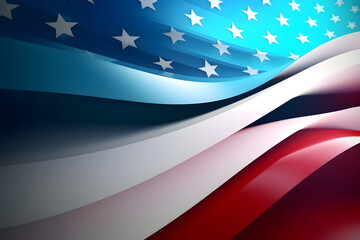 Modern US Background, 4th of July, made with an generative AI