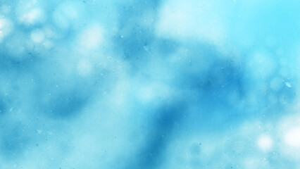 水色の淡い水彩手描き背景。
