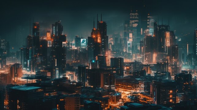 Futuristic City Generative AI