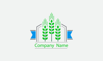 Free vector agriculture logo design