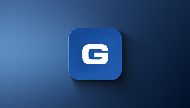 Agadir, Morocco - April, 2023: In this photo illustration GEICO Mobile application is displayed on gradient background