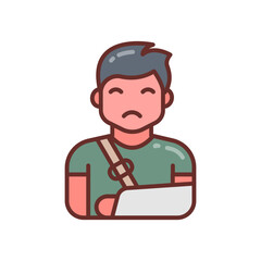 Trauma Care icon in vector. Illustration