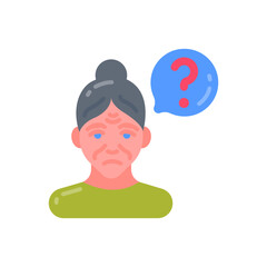Memory Loss icon in vector. Illustration