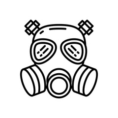Radiation Exposure icon in vector. Illustration
