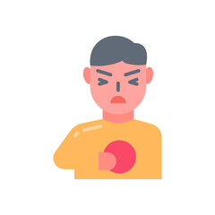 Heart Attack icon in vector. Illustration