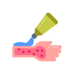 Allergic Reaction icon in vector. Illustration