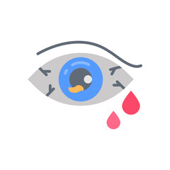 Obraz premium Eye Injury icon in vector. Illustration