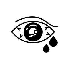 Eye Injury icon in vector. Illustration