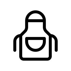 Editable cooking apron vector icon. Part of a big icon set family. Perfect for web and app interfaces, presentations, infographics, etc