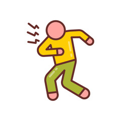 Cardiac Arrest icon in vector. Illustration