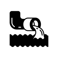 Sewage Backup icon in vector. Illustration