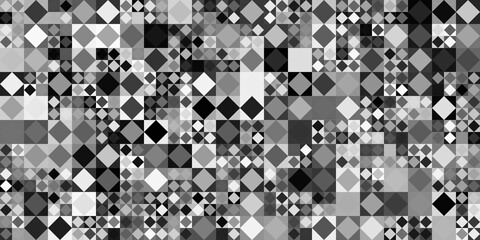 White square pattern. White silver geometric universal background for business presentation . Abstract elegant seamless pattern. Minimalist empty triangular BG. Halftone monochrome cover