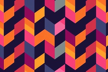 simple seamless geometric pattern, abstract colorful geometric pattern, seamless geometric pattern with triangles, geometric background, abstract geometric background, Generative AI