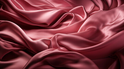 Obraz premium Abstract, Texture, Background, Pattern. Texture of Luxury Bright Rose Pink Silk Waves Background. Generative Ai