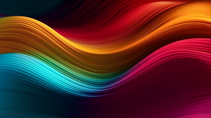 Abstract, texture, background, pattern. Texture of luxury shiny colorful metallic gradients silk waves background. Generative Ai