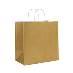 paper bag isolated on white background