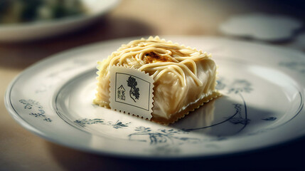 Delicious Delight: A Mouthwatering Meal on the Table. Generative AI