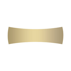 gold banner curve