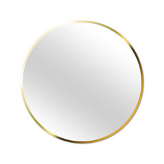 silver banner circle gold frame and dot