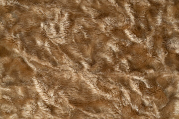 Brown wool texture background. plush. mohair. fur