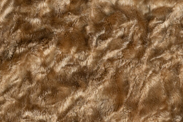 Brown wool texture background. plush. mohair. fur