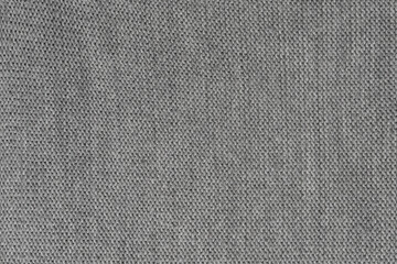 White natural texture of knitted wool textile material background. White cotton fabric woven canvas texture