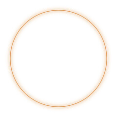 Frame Neon circle frame with glowing gradient ring with colorful. Futuristic portal concept. Vector illustration