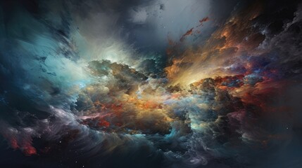 Obraz na płótnie Canvas [LANDSCAPE] Galactic Wonders: Exploring the Mysteries of the Universe