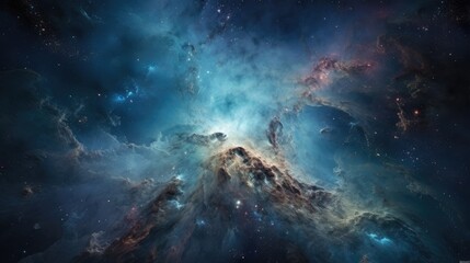 Obraz premium [LANDSCAPE] Galactic Wonders: Exploring the Mysteries of the Universe