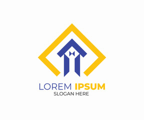 Colorful modern minimal logo design for company website 