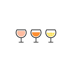 vector illustration of fresh drink, juice, boba, etc