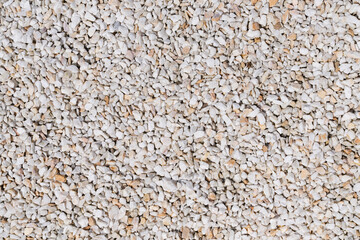 Background of small white and brown stones