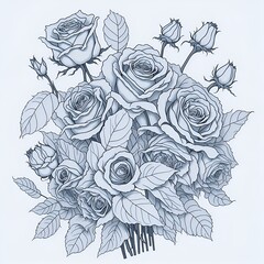 Colouring in roses