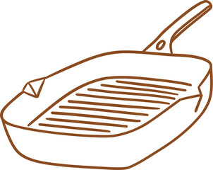 kitchenware_steak pan with stick_pan_file png