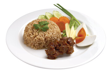 Thai Food - Thai Spicy Shrimp Paste Fried Rice	
