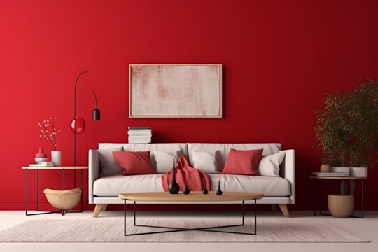 Wall Concept Wallart mockup Sofa Design Living Room Mockup Blank Wallart Wall Art design