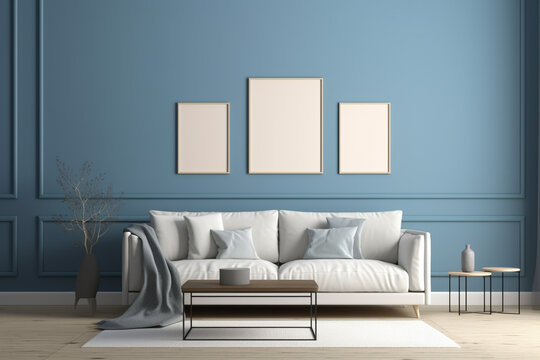 Wall Concept Wallart mockup Sofa Design Living Room Mockup Blank Wallart Wall Art design