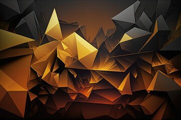 Abstract Low-Poly background. triangulated texture