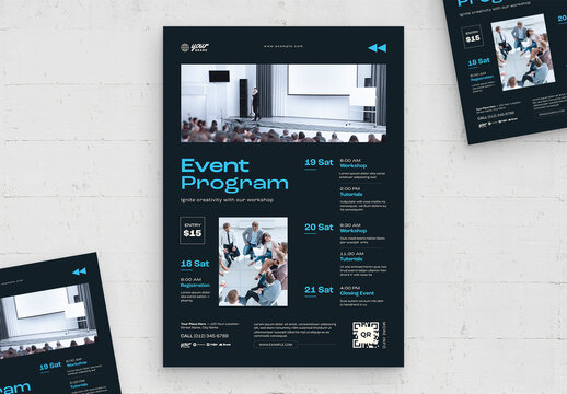 Event Program Flyer Template
