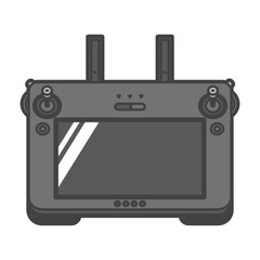 プロポ・ドローンの操縦用コントローラー　インテリジェント・ビルトイン型