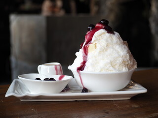 Blueberry Bingsu