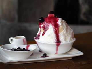Blueberry Bingsu