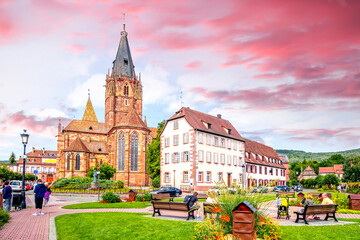 Altstadt, Wissembourg, Deutschland 