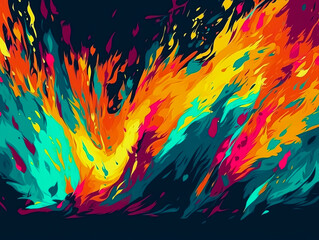 Obraz premium abstract colorful background. Generative AI