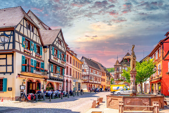 Altstadt, Kaysersberg, Deutschland 