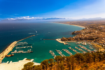 Obraz premium Landscape of a splendid Sicilian seaside village