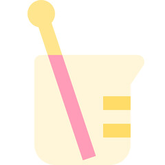 beaker flat icon