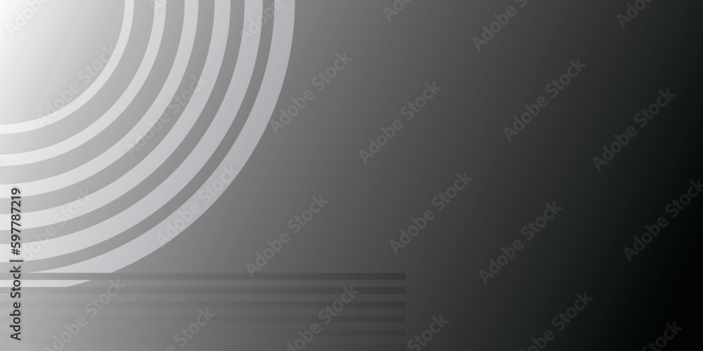 Poster background pattern with shaded arrangement of geometric connected images