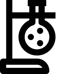 laboratory black outline icon