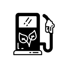 Biofuel icon in vector. Illustration